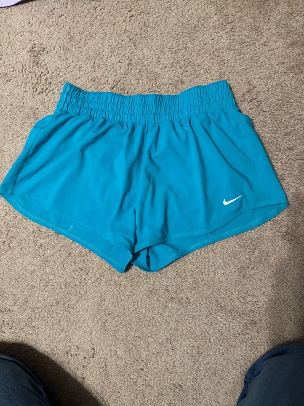 Nike Women's Teal Athletic Running Shorts